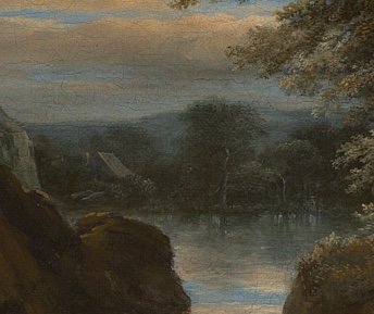 Ruisdael_Wasserfall_Detail_Haus